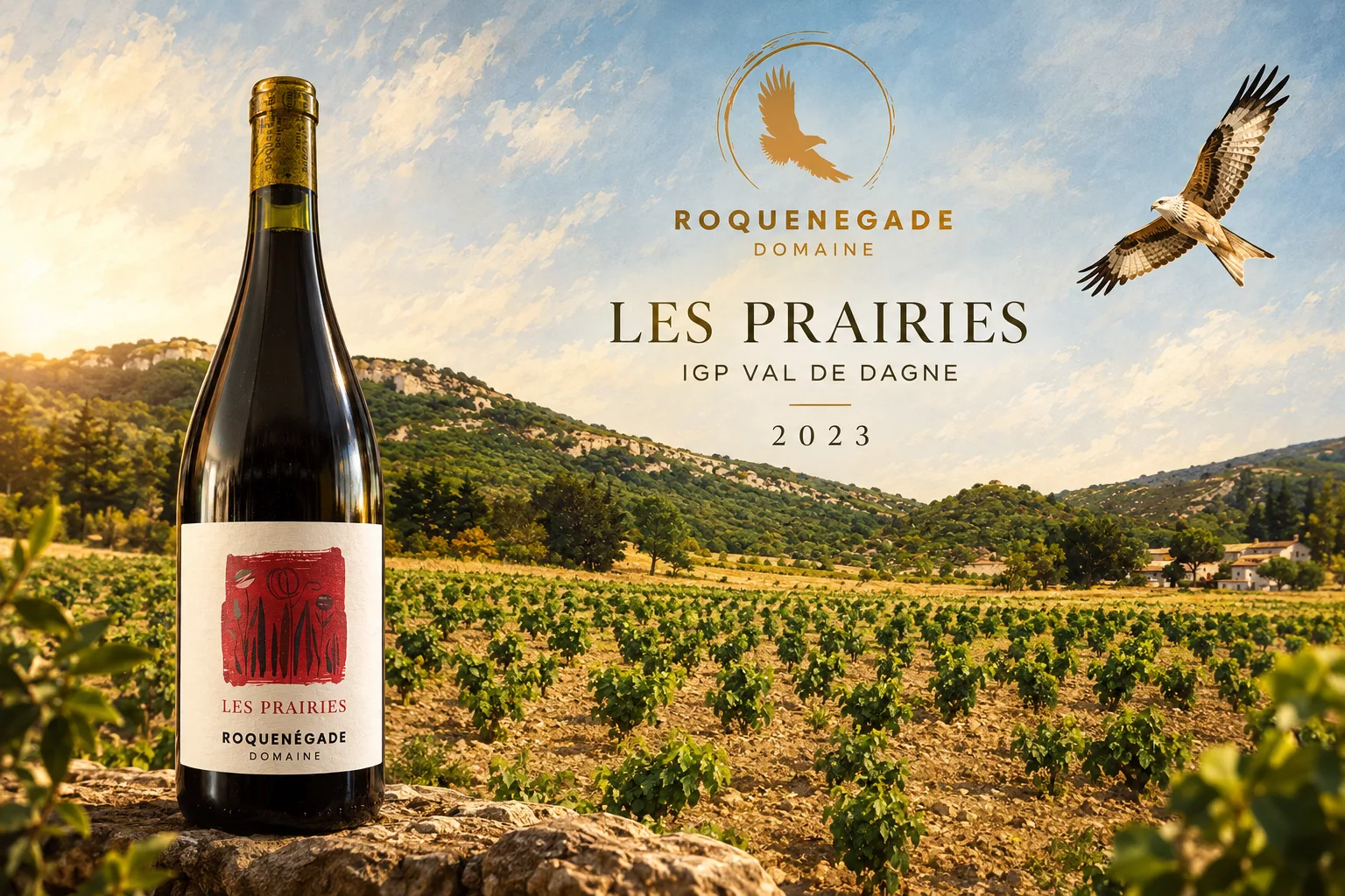 IGP Val de Dagne Les Prairies 2023 Domaine Roquenégade